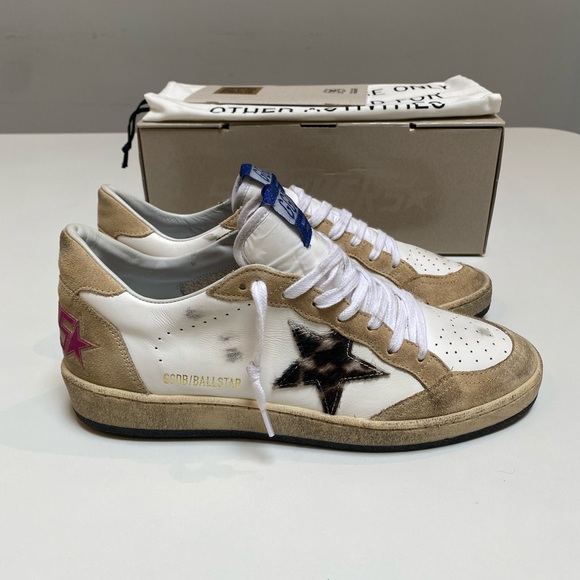 Golden Goose Ball Star Sneaker Cappuccino/White/Brown size 41 NIB - Picture 4 of 13